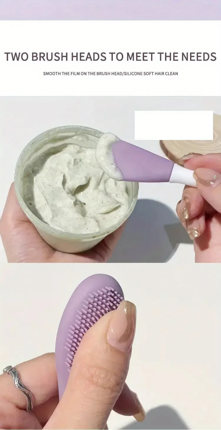 Silicone Double-Head Face Brush